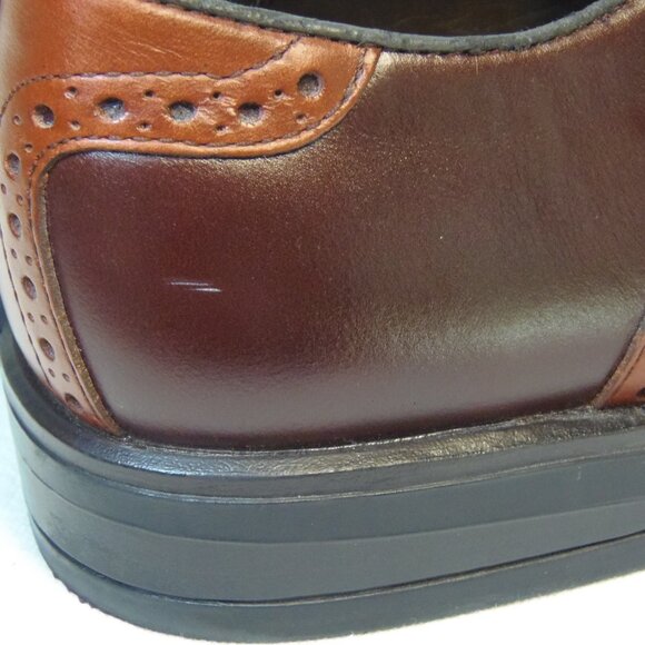 NUNN BUSH Size 10 M Monroe Saddle Two Toned Oxford MCM MobBoss MadMen Suits Hip - Picture 4 of 8